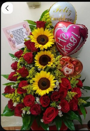 ARREGLO FLORAL CHOCOLATES